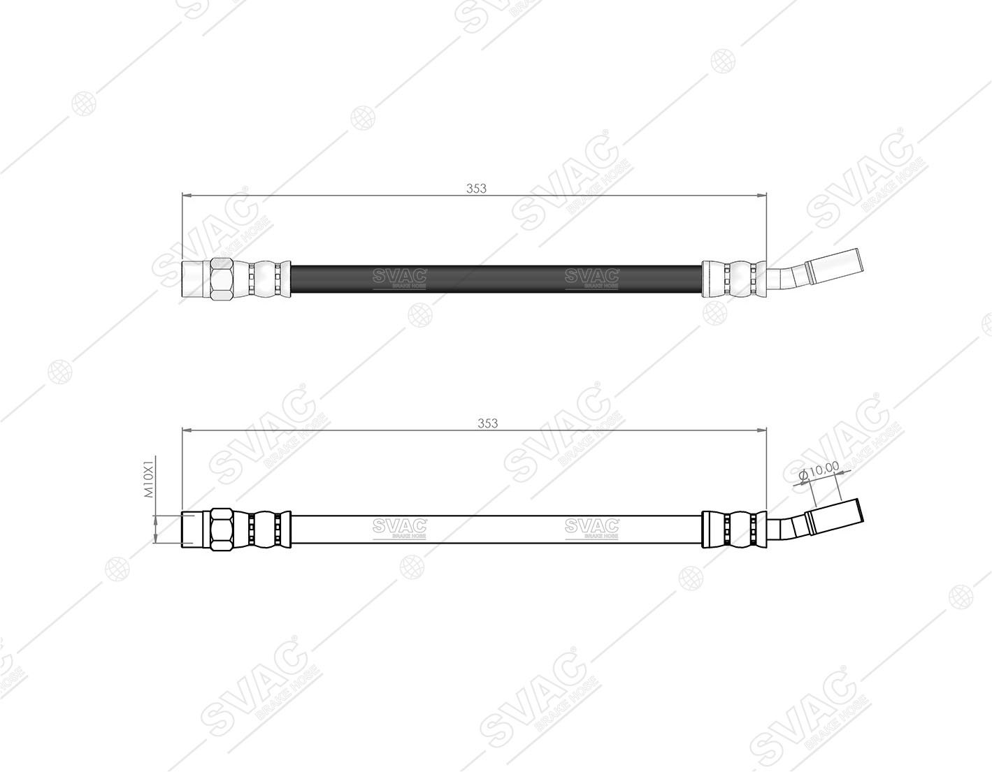 FREN HORTUMU (ARKA) M.BENZ C SERIE  W205 - C205-AMG C63 - AMG C63 S 2013/-