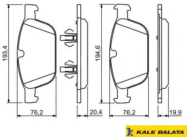 DİSK BALATA (ÖN) VOLVO XC60 08-