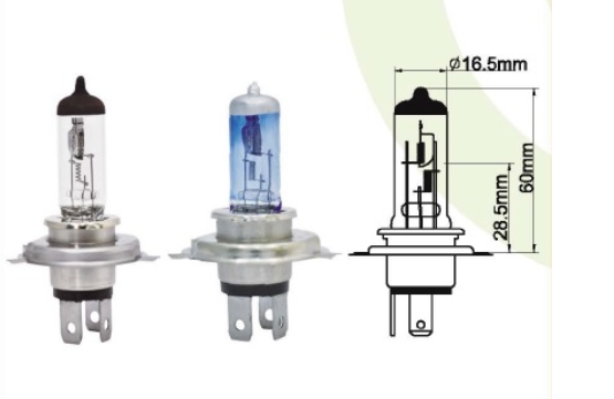 AMPUL , HALOJEN 24V. H4 75/70W P43T (TIRNAKLI)