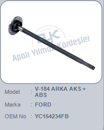 AKS (ARKA)(ABS,Lİ) FORD TRANSIT V184