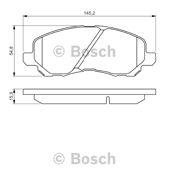 DİSK BALATA (ÖN) CITROEN C4 MITSUBISHI ASX LANCER 1.6 HDİ -1.8 HDİ-2.0