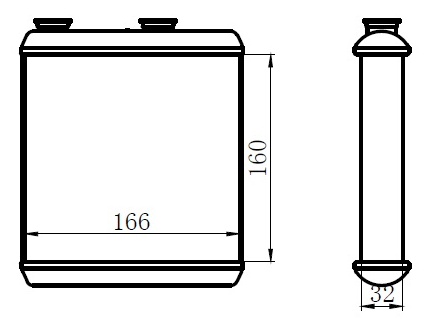 KALORİFER RADYATÖRÜ(KOP018) OPEL MERİVA A 03+