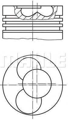 PİSTON,SEGMAN (STD)(79.51MM) VW-POLO 1.4 TDI AMF 1.2.