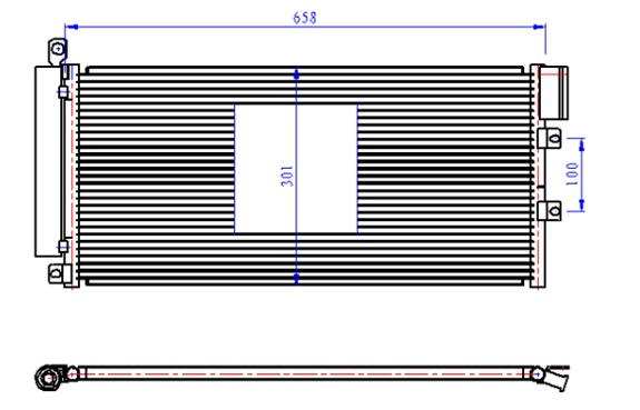 KLİMA RADYATÖRÜ(CFI227) FİAT LİNEA 07-