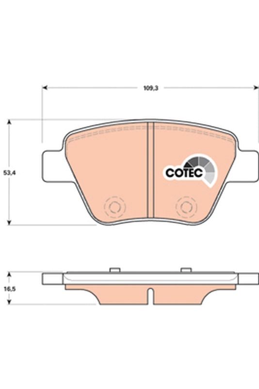 DİSK BALATA (ARKA) VW BEETLE / CADDY III / GOLF VI / JETTA III-IV / TOURAN