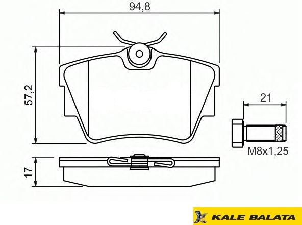 DİSK BALATA (ARKA) RENAULT TRAFFIC II (F9Q)