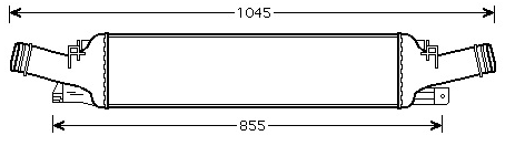 INTERCOOLER(IAU003) (BRAZİNG) AUDİ A4 07- / A5 07- / A6 11