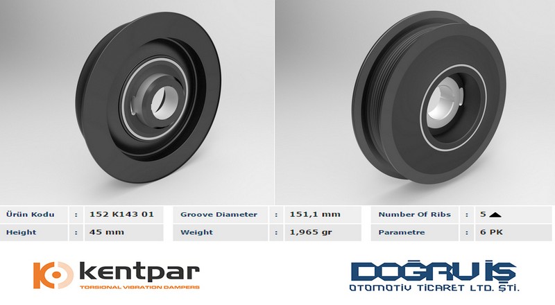 KRANK KASNAĞI OPEL SAAB (2,0 DTİ/Dİ - 2,2DTİ/TİD)