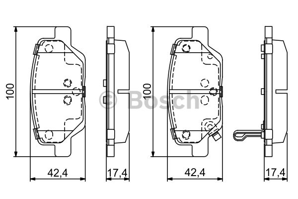 DİSK BALATA (ARKA) FIAT EGEA 1.6-FIAT TIPO (356)