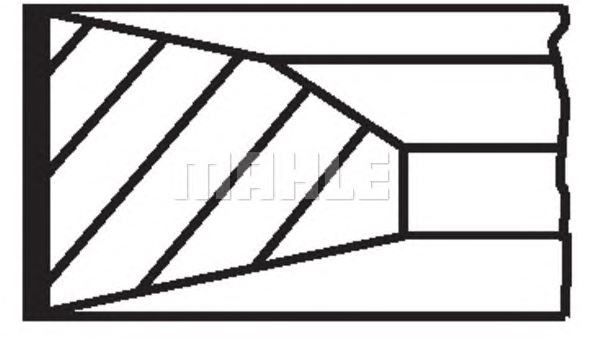 SEGMAN (STD)(84.00MM) OPEL VECTRA B 2.0DTI 16V 97-23