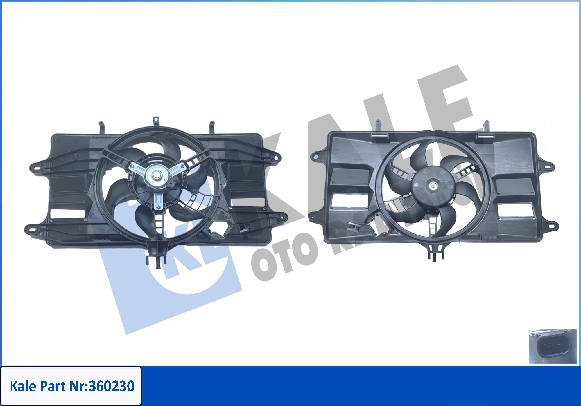 FAN MOTORU (DAVLUMBAZLI)(12V) FIAT DOBLO 1.2 01-04 / DOBLO MPV 01-