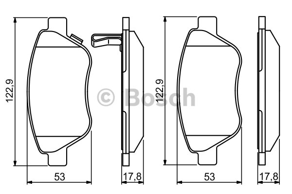 DİSK BALATA (ÖN) OPEL CORSA D 1.2-1.3 CDTI-1.4 06-