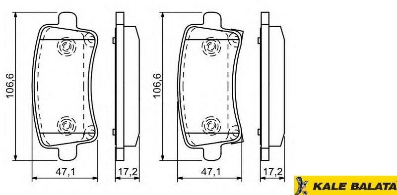 DİSK BALATA (ARKA) OPEL INSIGNIA A 11-