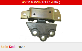 MOTOR TAKOZU (SAĞ) FIAT EGEA 1.4 BENZİN