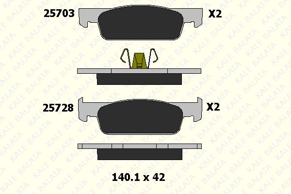 DİSK BALATA (ÖN) RENAULT CLIO SYMBOL IV