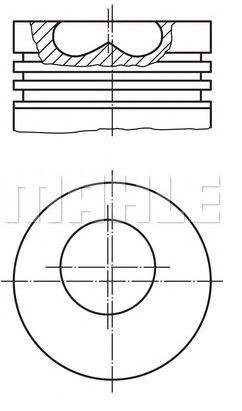 PİSTON,SEGMAN (STD)(82.50MM) FORD CONNECT 1.8TDCI 02- (90PS)