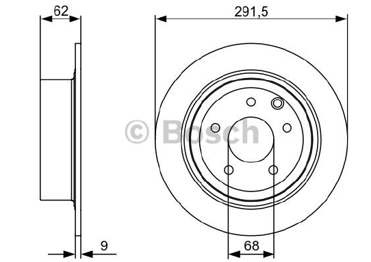 FREN DİSKİ (ARKA)(291,8MM) NISSAN JUKE 14- / NV200 14- / PULSAR 15- / QASHQAI-QASHQAI +2 10-