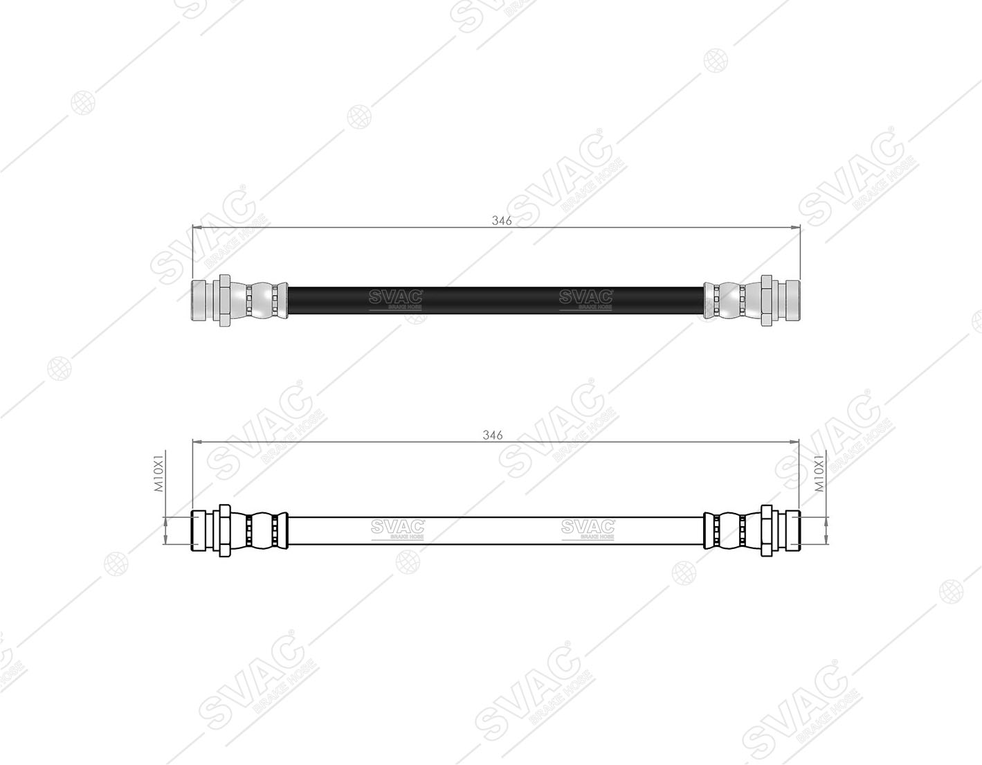 FREN HORTUMU (ARKA) MAZDA B SERISI 90-99 / E SERİSİ 83-91