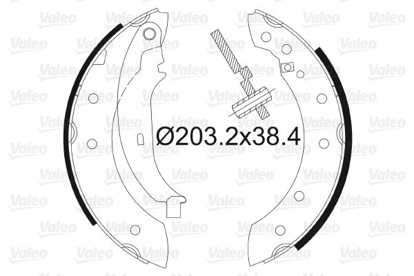 PABUÇLU FREN BALATASI (ARKA) RENAULT CLIO II 1.2-1.2 16V-1.2 LPG-1.4-1.4 16V-1.5 DCİ-1.6-1.6 16V-1.9D 98-05 / LAGUNA I 1.6 16V-1.8-1.9 DCİ-2.0-2.0 16V 95-01 / SYMBOL II 1.2 16V-1.4-1.5 DCİ-1.6 16V 08- / DACIA LOGAN 1.2 16V-1.4-1.