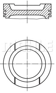 PİSTON,SEGMAN (+0.50)(81.01MM) VW-POLO 1.6 AFT GOLF AKL